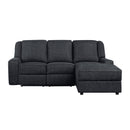 Homelegance Monterey 8530EB*SC 2 pc Reclining Sectional with Right Chaise IMAGE 1