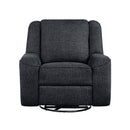Homelegance Monterey Swivel Fabric Recliner 8530EB-1 IMAGE 1