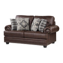 Homelegance Franklin Stationary Fabric Loveseat 9260DB-2 IMAGE 2