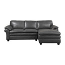 Homelegance Exton 9267GY*22LRC 2 pc Sectional with Right Chaise IMAGE 1