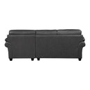 Homelegance Exton 9267GY*22LRC 2 pc Sectional with Right Chaise IMAGE 5