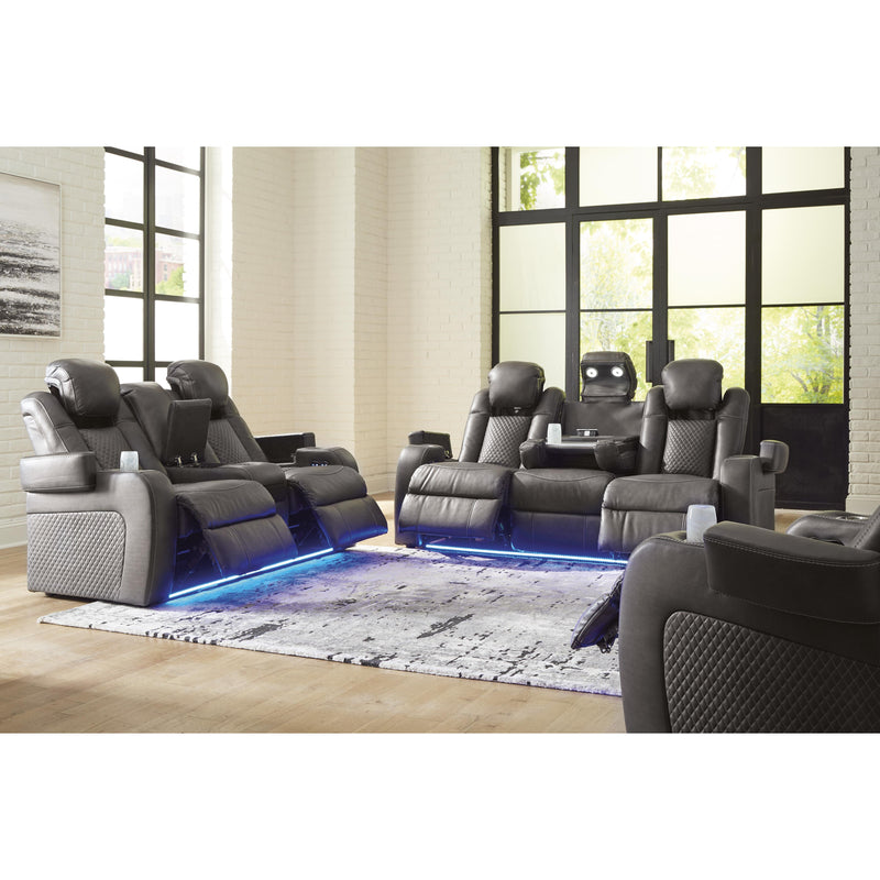 Signature Design by Ashley Fyne-Dyme Power Leather Look Recliner 3660213 IMAGE 12