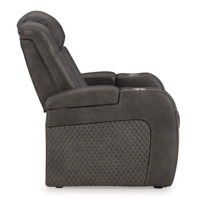 Signature Design by Ashley Fyne-Dyme Power Leather Look Recliner 3660213 IMAGE 4