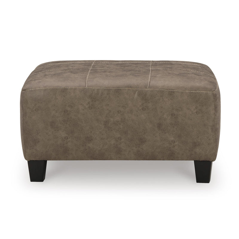 Signature Design by Ashley Navi Leather Look Ottoman 9400408 IMAGE 2