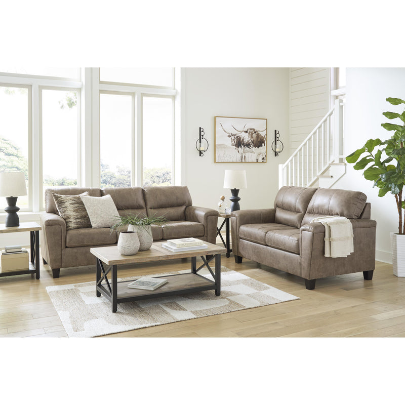 Signature Design by Ashley Navi Stationary Leather Look Loveseat 9400435 IMAGE 8
