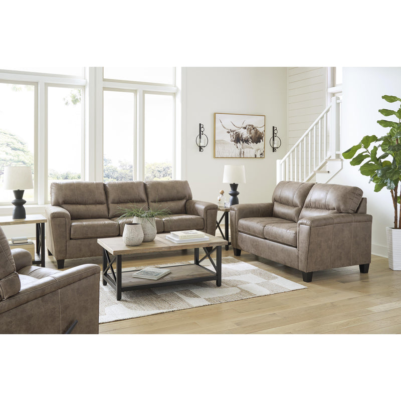 Signature Design by Ashley Navi Stationary Leather Look Loveseat 9400435 IMAGE 9