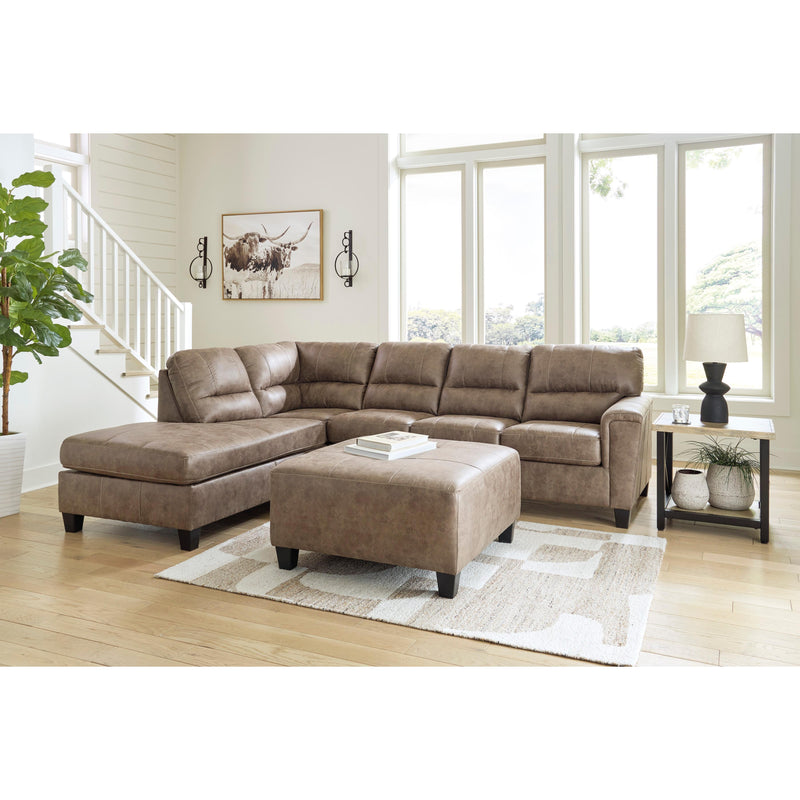 Signature Design by Ashley Navi Leather Look Queen Sleeper Sectional 9400416/9400470 IMAGE 9