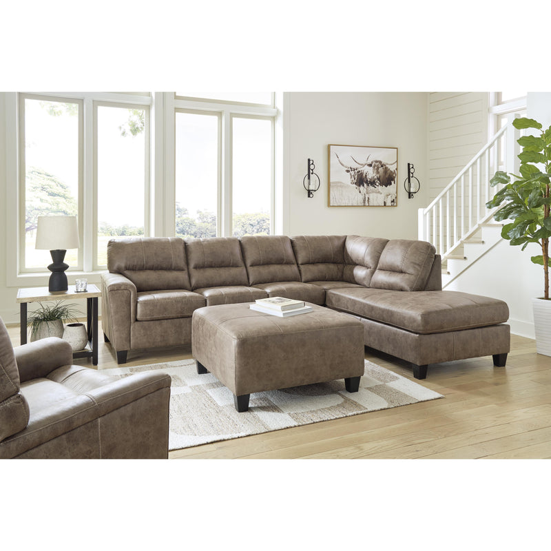Signature Design by Ashley Navi Leather Look Queen Sleeper Sectional 9400469/9400417 IMAGE 7