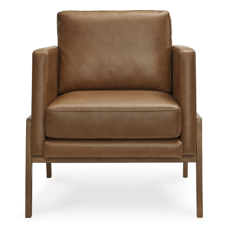 Signature Design by Ashley Numund Stationary Leather Look Accent Chair A3000670 IMAGE 2