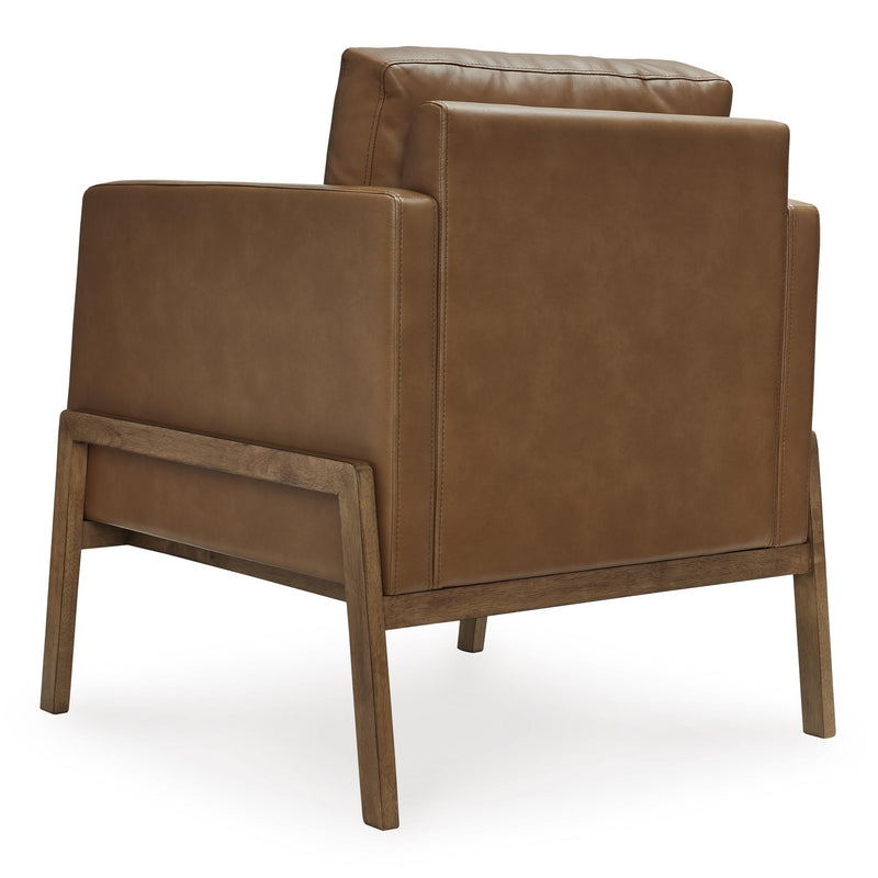Signature Design by Ashley Numund Stationary Leather Look Accent Chair A3000670 IMAGE 4