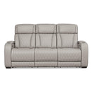Signature Design by Ashley Boyington Power Reclining Leather Match Sofa U2710515 IMAGE 3
