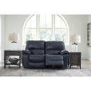 Signature Design by Ashley Leesworth Power Reclining Leather Match Loveseat U4380974 IMAGE 7