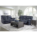 Signature Design by Ashley Leesworth Power Reclining Leather Match Sofa U4380987 IMAGE 10