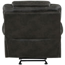 Homelegance Gainesville Glider Leather Look Recliner 8560PM-1 IMAGE 4