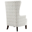  Coaster Furniture Pippin 904066 Upholstered High Wingback Accent Chair - Latte IMAGE 8