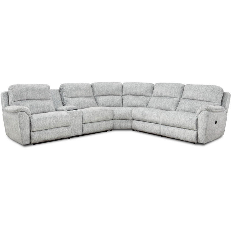 Homestretch Furniture Power Reclining Fabric Sectional Cloud 9 IMAGE 1
