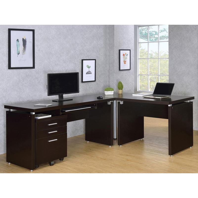 Coaster Furniture Office Desks L-Shaped Desks 800891-S4 IMAGE 2