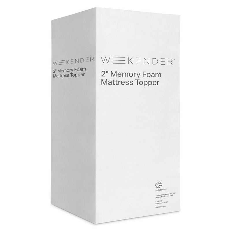  Weekender 2" Memory Foam Mattress Topper (King) IMAGE 2