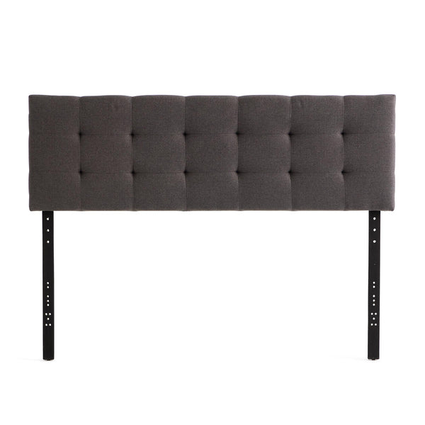  Weekender Davis Upholstered Headboard - Charcoal (Twin) IMAGE 1