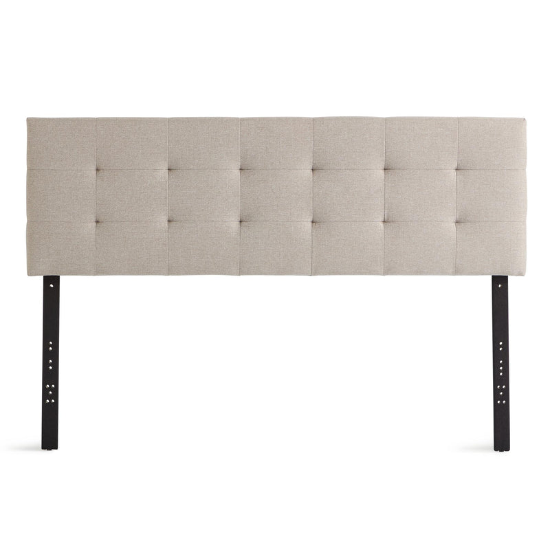  Weekender Davis Upholstered Headboard - Beige (Queen) IMAGE 1