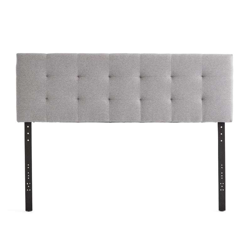  Weekender Davis Upholstered Headboard - Stone (King) IMAGE 1