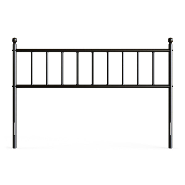  Weekender Patterson Metal Headboard - Black (Queen) IMAGE 1