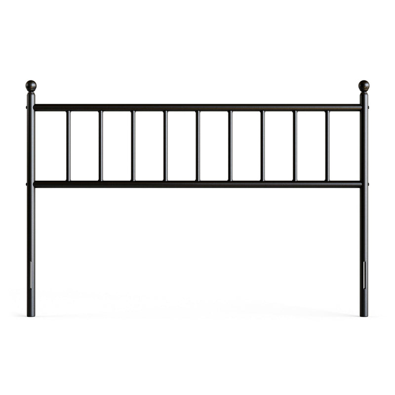  Weekender Patterson Metal Headboard - Black (Queen) IMAGE 1