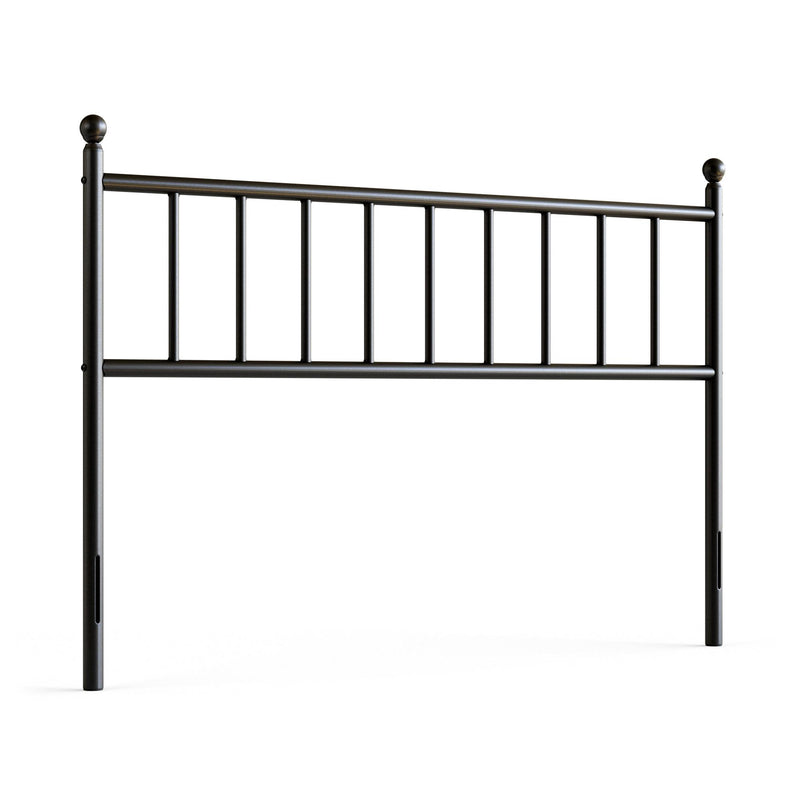  Weekender Patterson Metal Headboard - Black (Queen) IMAGE 2