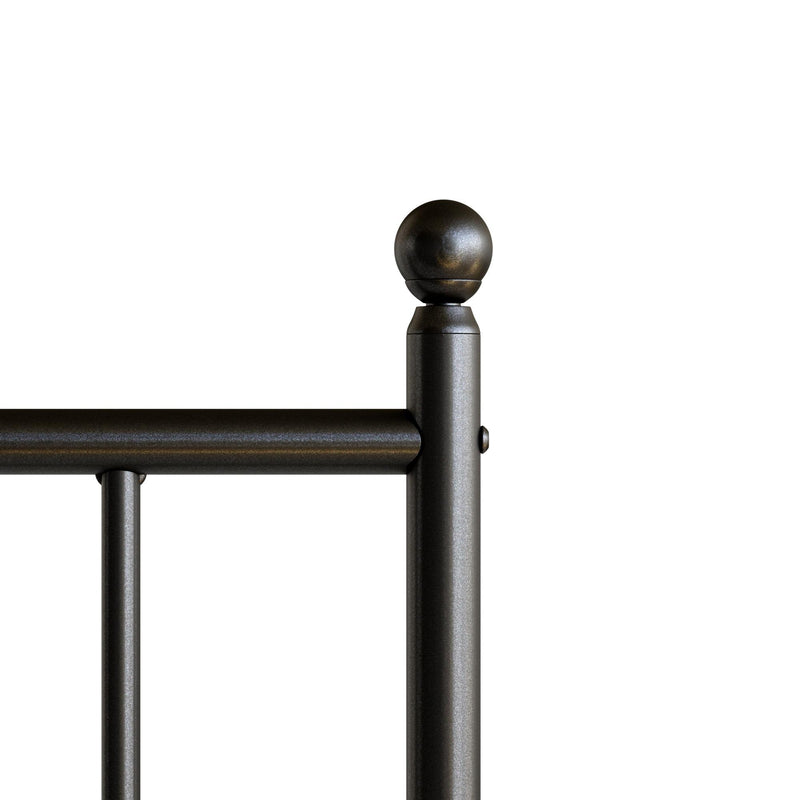  Weekender Patterson Metal Headboard - Black (Queen) IMAGE 3