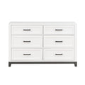 Homelegance Garretson 6-Drawer Dresser 1450WH-5 IMAGE 1