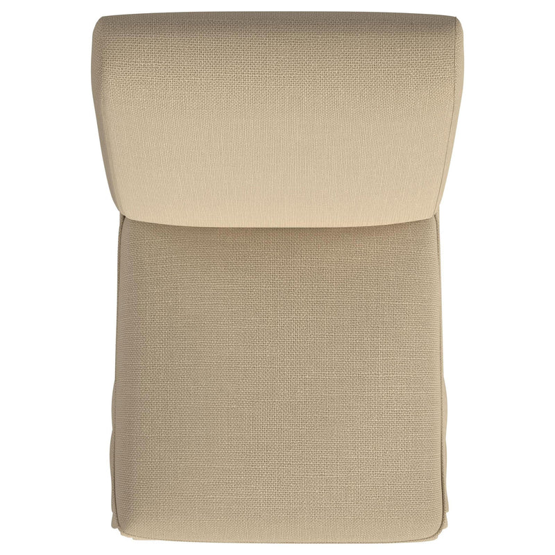 Coaster Furniture Shawna 100747 Upholstered Skirted Side Chair - Light Khaki (Set of 2) IMAGE 9
