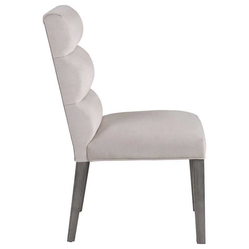 Coaster Furniture Carla 106683 Velvet Upholstered Dining Side Chair - Stone IMAGE 7