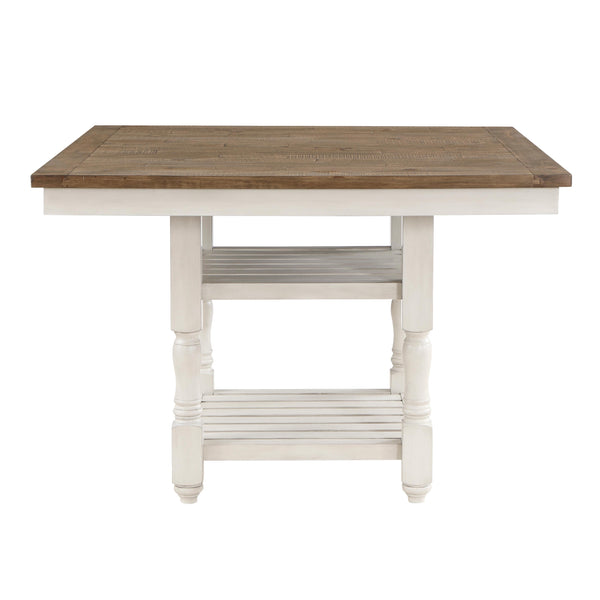 Homelegance Square Alburgh Counter Height Dining Table 5906WH-36 IMAGE 1