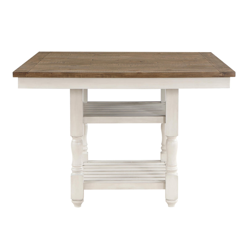 Homelegance Square Alburgh Counter Height Dining Table 5906WH-36 IMAGE 1