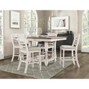 Homelegance Square Alburgh Counter Height Dining Table 5906WH-36 IMAGE 4