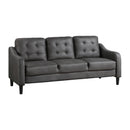 Homelegance Mallory Stationary Fabric Sofa 9489GRY-3 IMAGE 2