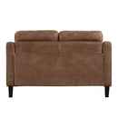 Homelegance Mallory Stationary Fabric Loveseat 9489BRW-2 IMAGE 3