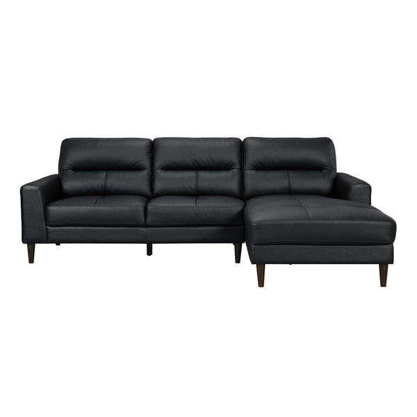Homelegance Lewes 8566BLK*SC 2 pc Sectional with Right Chaise IMAGE 1