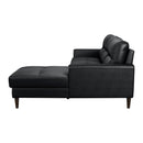 Homelegance Lewes 8566BLK*SC 2 pc Sectional with Right Chaise IMAGE 4