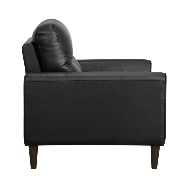 Homelegance Lewes Stationary Leather Match Chair 8566BLK-1 IMAGE 3