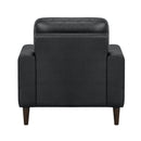 Homelegance Lewes Stationary Leather Match Chair 8566BLK-1 IMAGE 4