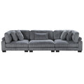 Homelegance Traverse Stationary Fabric Sofa 8555GY-3* IMAGE 1