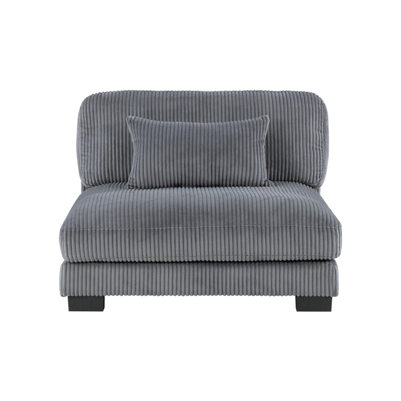 Homelegance Traverse Stationary Fabric Sofa 8555GY-3* IMAGE 4