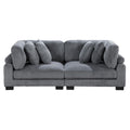 Homelegance Traverse Stationary Fabric Loveseat 8555GY-2* IMAGE 1