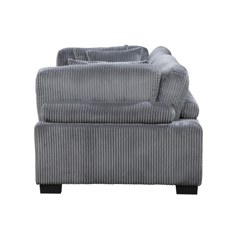 Homelegance Traverse Stationary Fabric Loveseat 8555GY-2* IMAGE 4