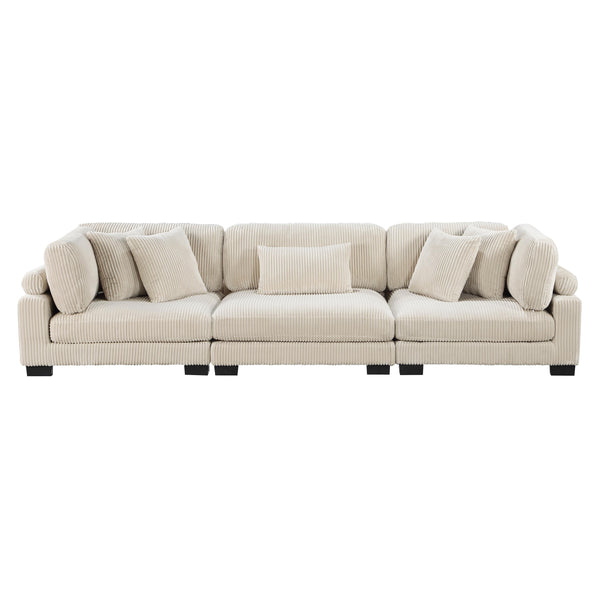 Homelegance Traverse Stationary Fabric Sofa 8555BE-3* IMAGE 1