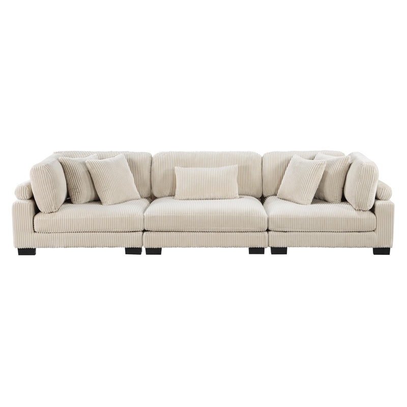 Homelegance Traverse Stationary Fabric Sofa 8555BE-3* IMAGE 1
