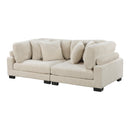 Homelegance Traverse Stationary Fabric Loveseat 8555BE-2* IMAGE 2