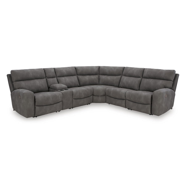 Signature Design by Ashley Next-Gen DuraPella Power Reclining Leather Look 6 pc Sectional 6100358/6100357/6100331/6100377/6100346/6100362 IMAGE 1