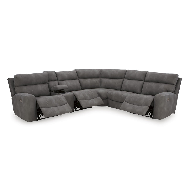 Signature Design by Ashley Next-Gen DuraPella Power Reclining Leather Look 6 pc Sectional 6100358/6100357/6100331/6100377/6100346/6100362 IMAGE 2